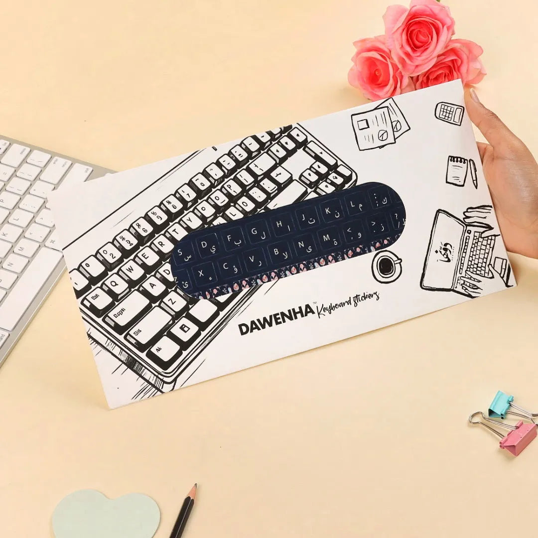 Keyboard Sticker  | Dark Boho