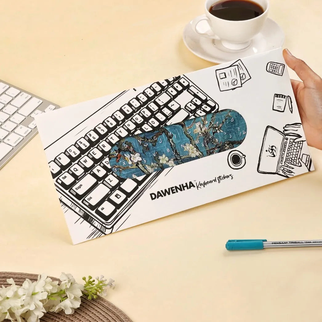 keyboard sticker | Almond Blossoms