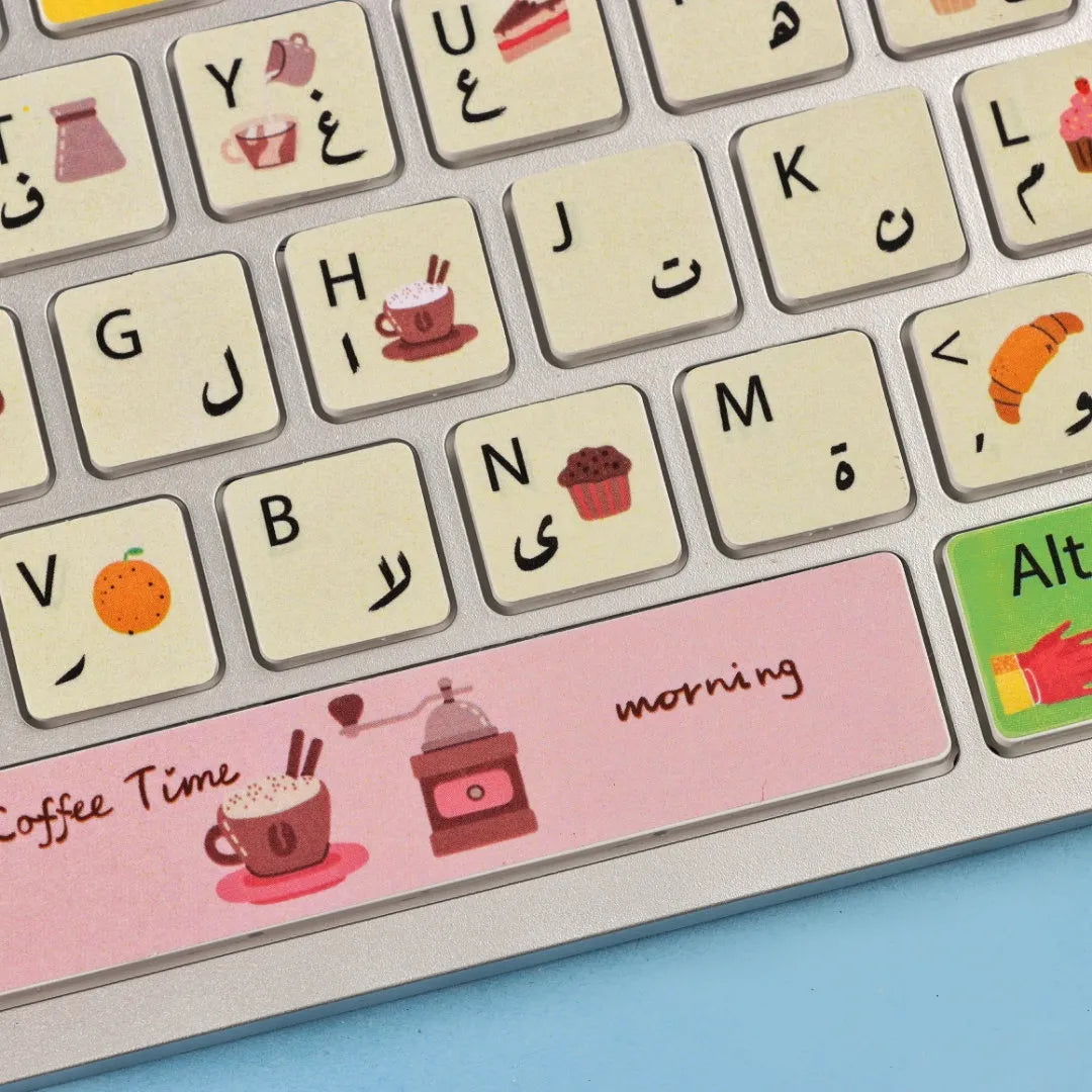 keyboard Sticker | Coffee Time