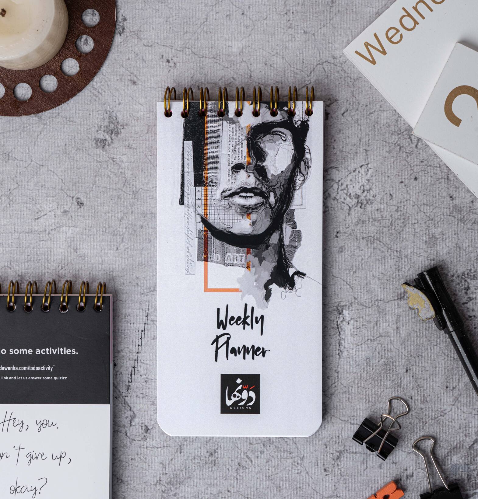 Charcoal Weekly Planner