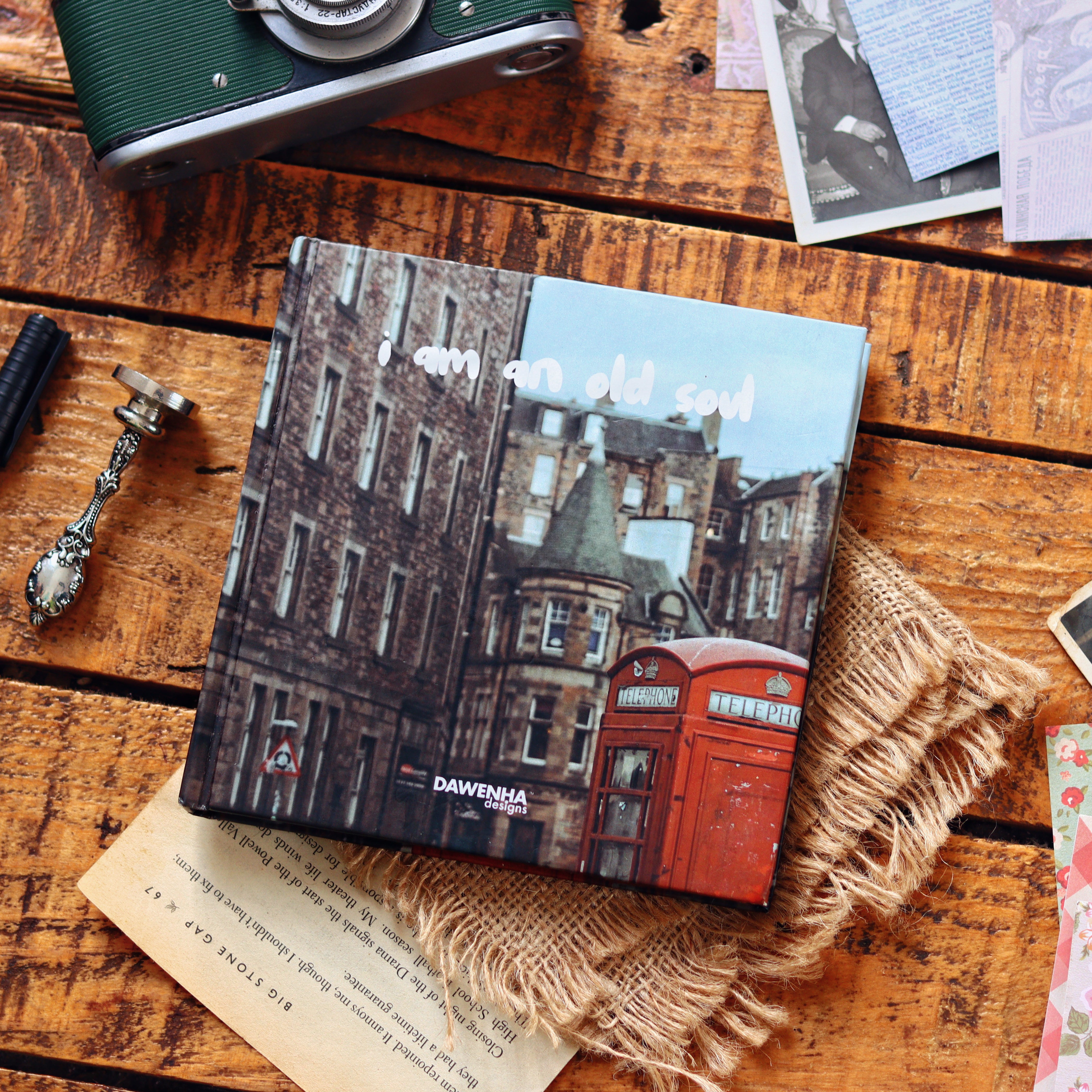 London lifestyle Vintage Notebook