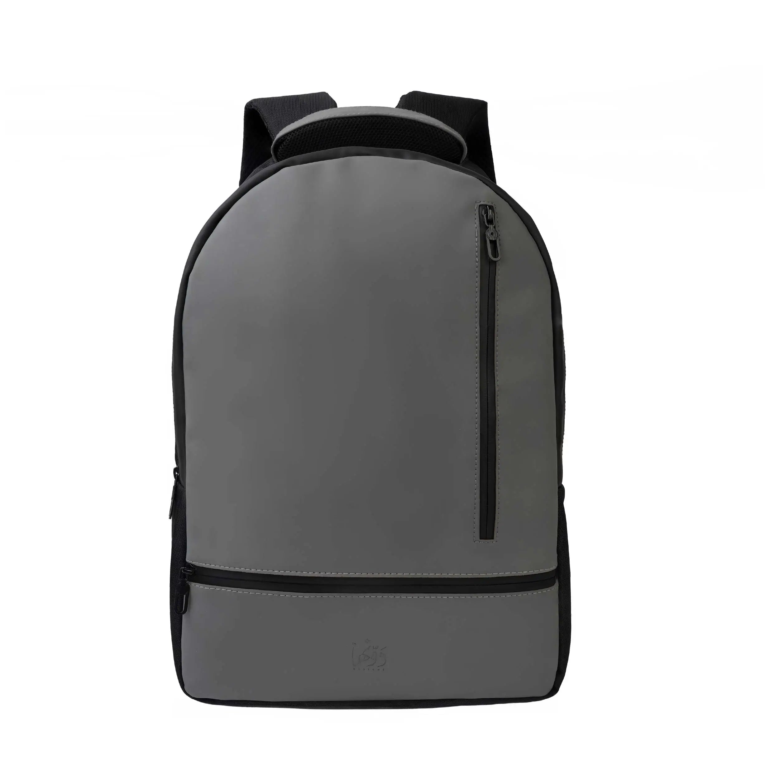 Leather Backpack | Gray