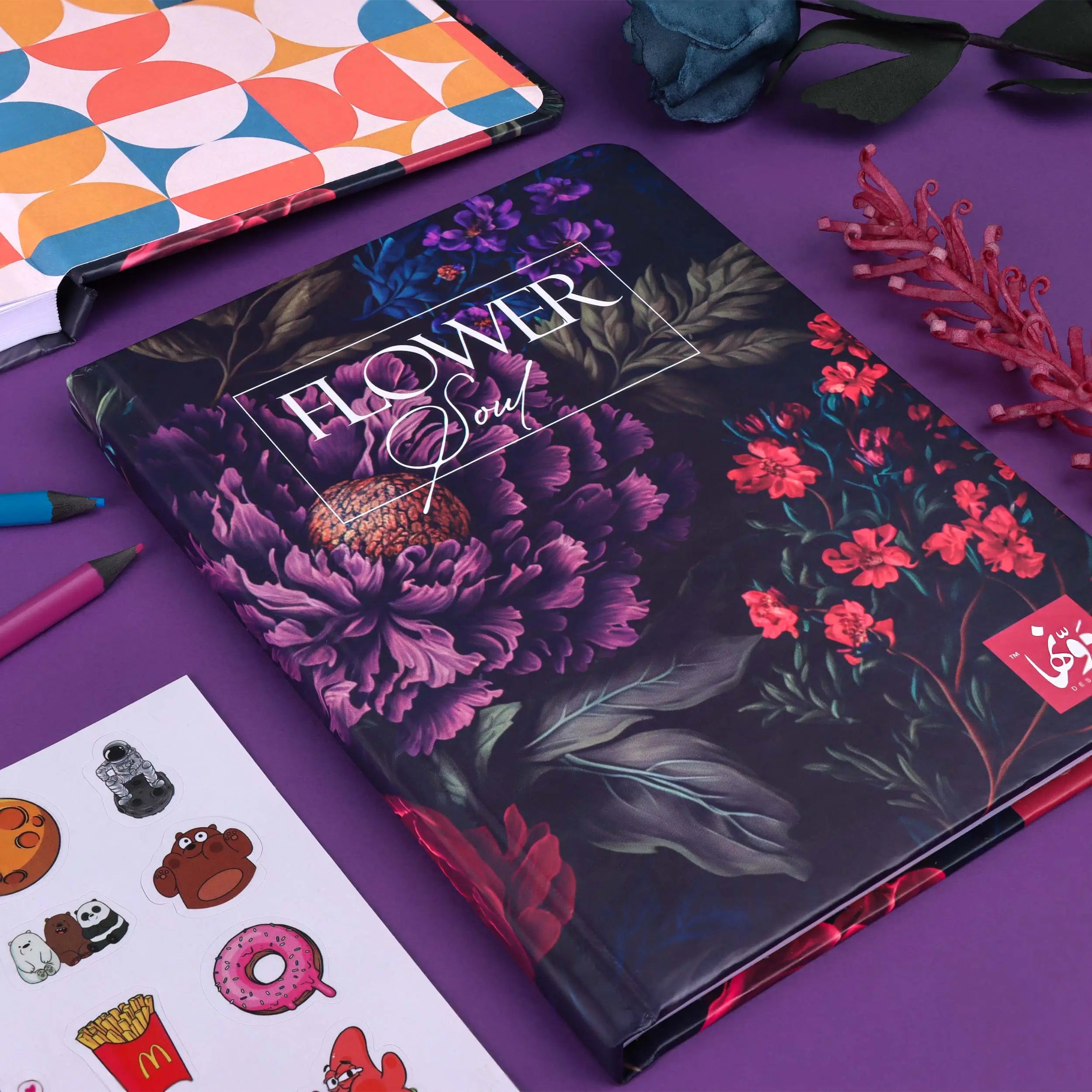 Floral Symphony | Safezone Notebook (Wired/HardCover)