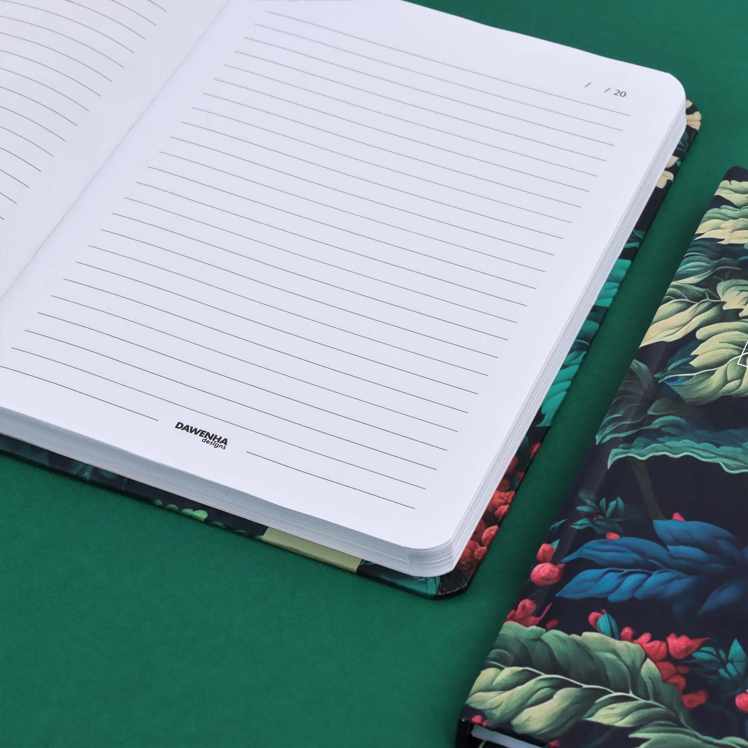 Botanical Green | Safezone Notebook (Wired/HardCover)