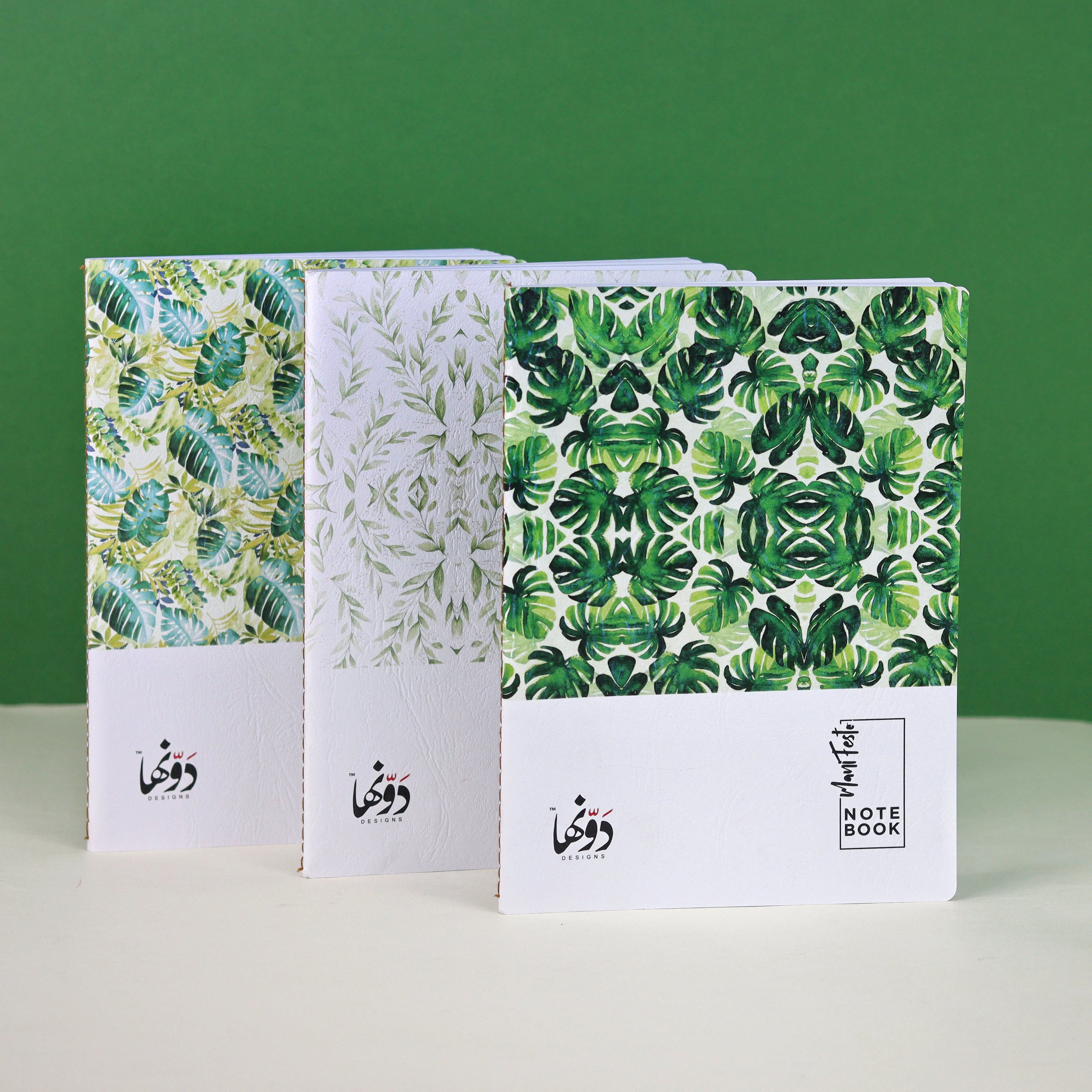 Green Rainforest | Manifesto 3 notebooks set