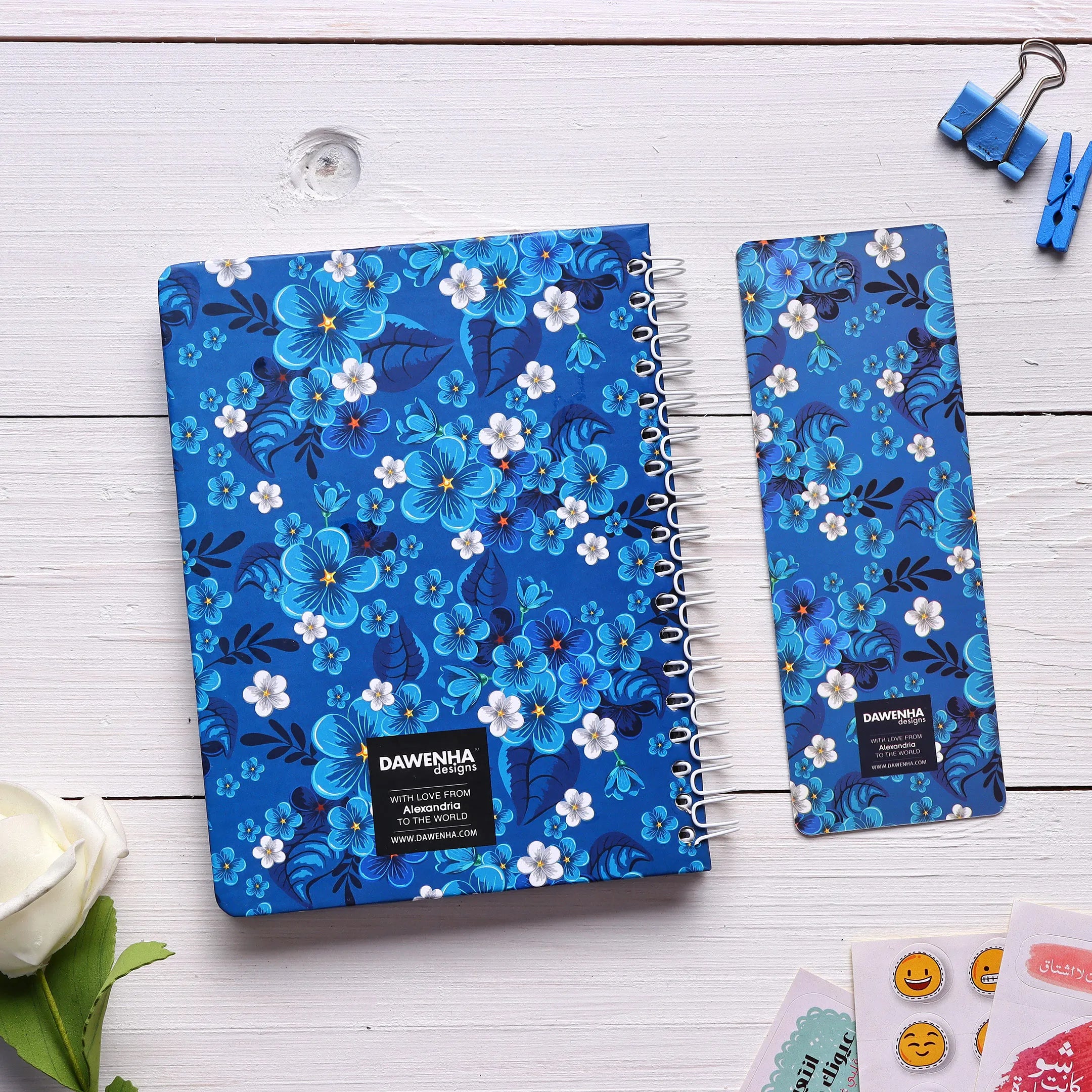 Blue Flowers | Pocket Notebook