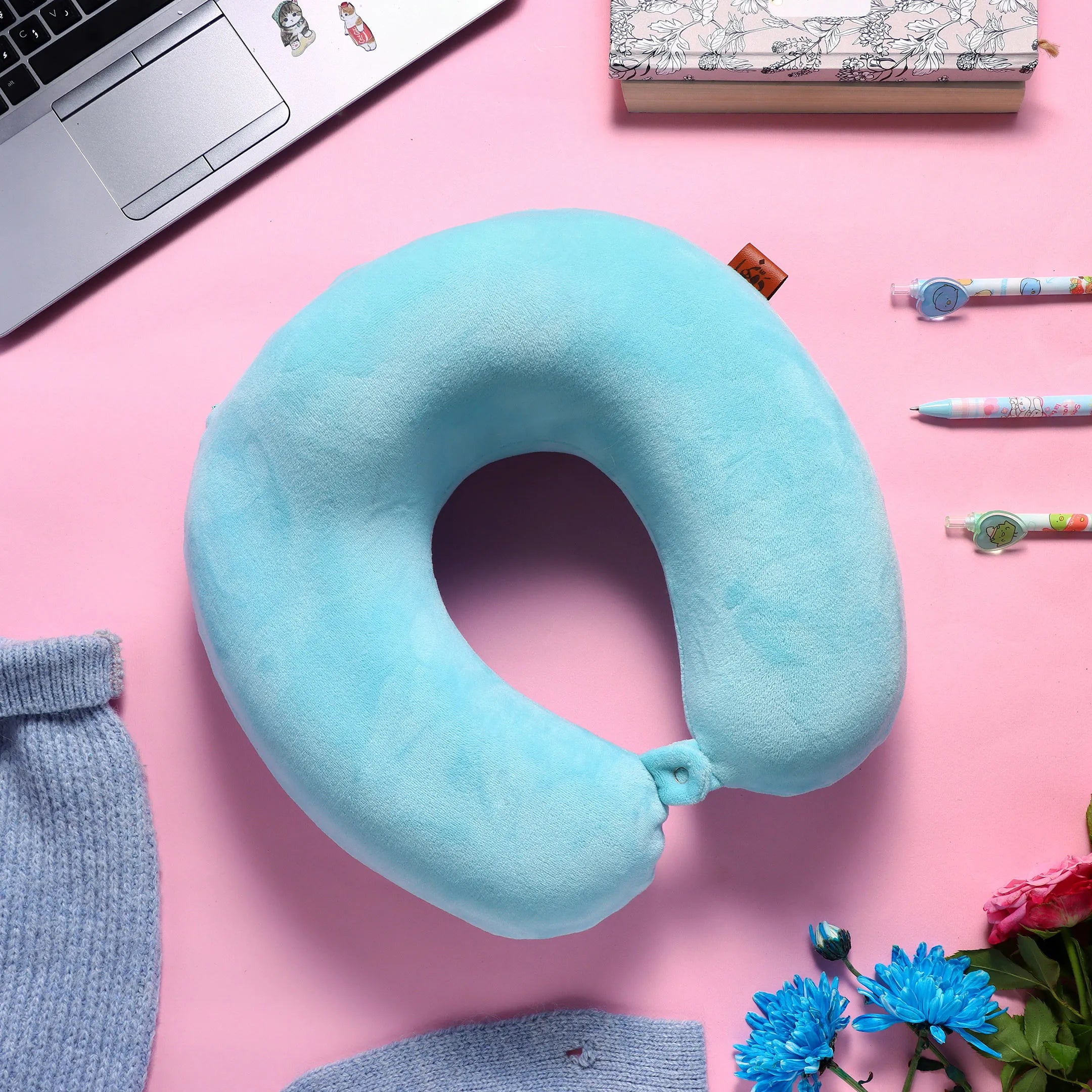 Neck Pillow by Dawenha | Baby Blue