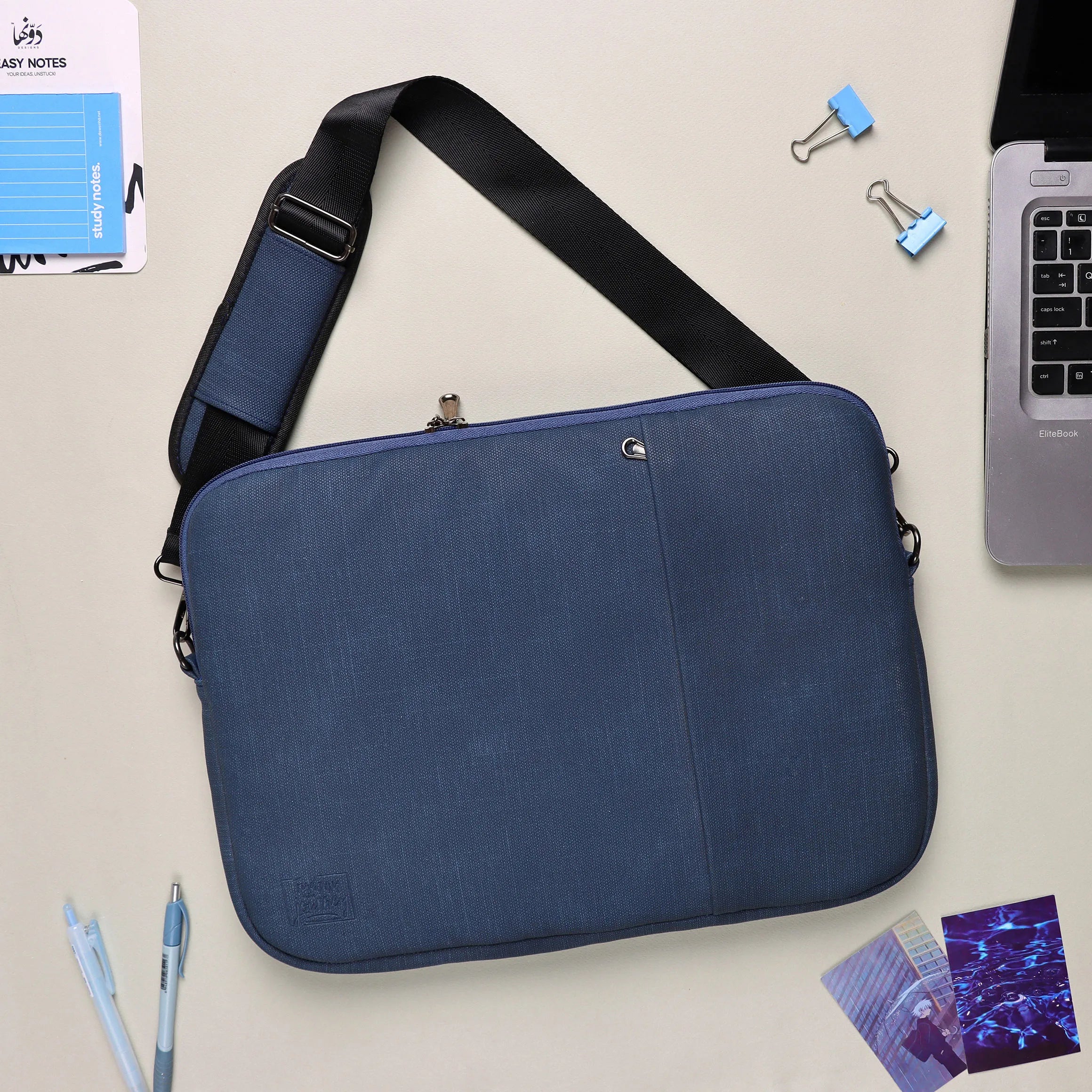 Shoulder Laptop Sleeve | Navy Blue