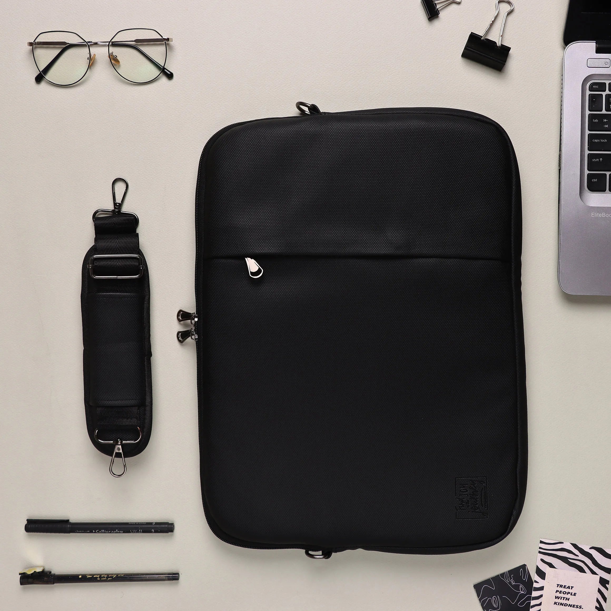 Shoulder Laptop Sleeve | Black