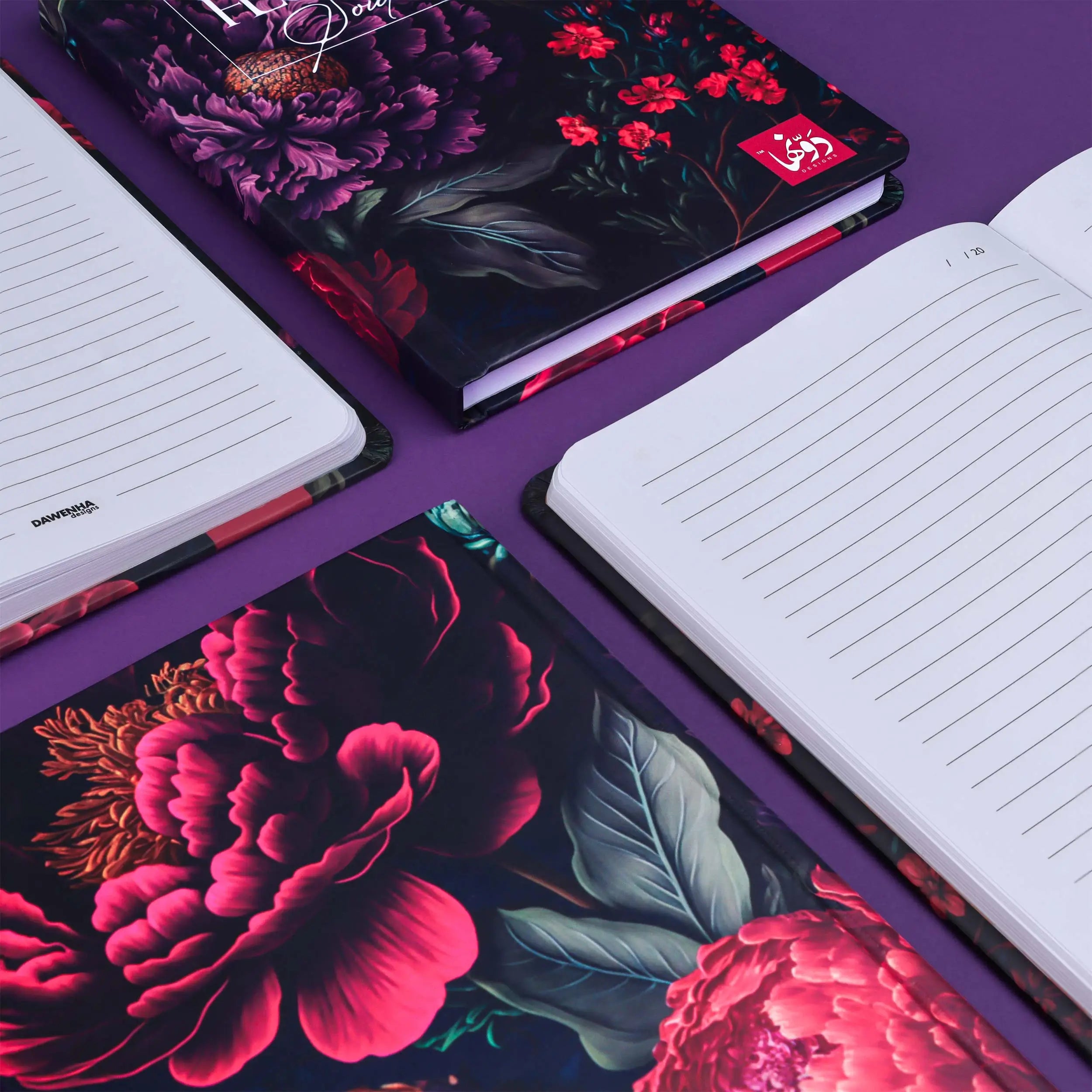 Floral Symphony | Safezone Notebook (Wired/HardCover)