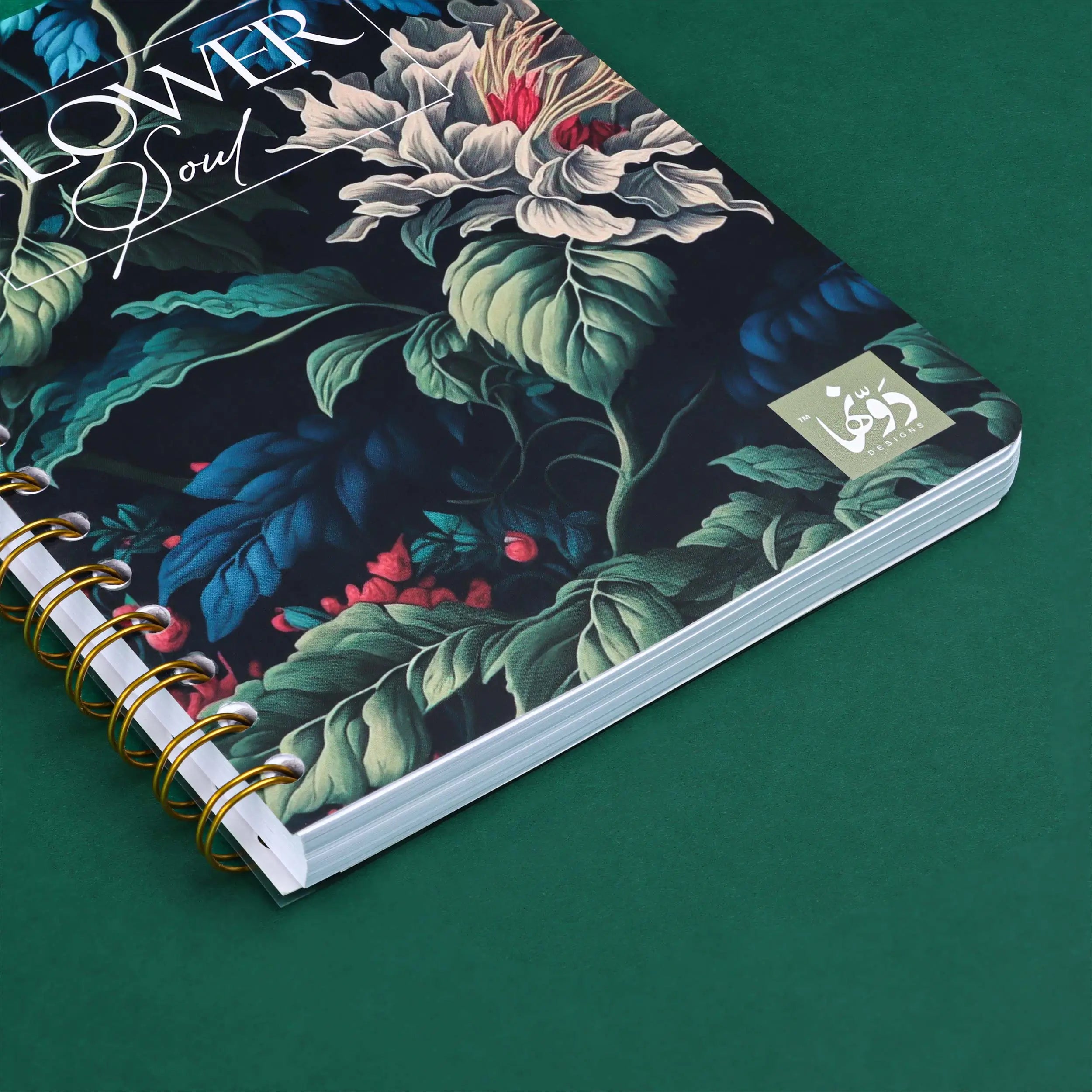 Botanical Green | Safezone Notebook (Wired/HardCover)