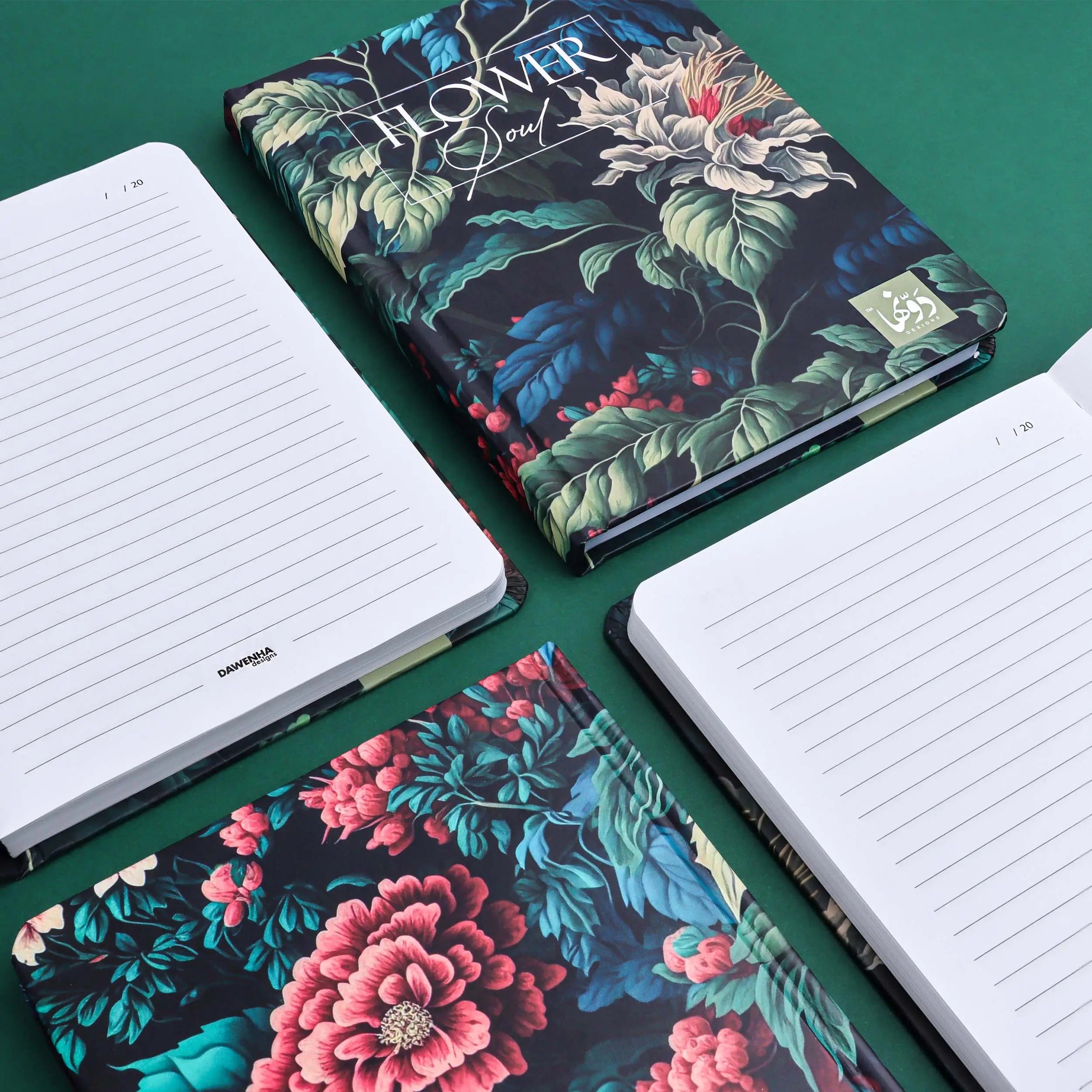 Botanical Green | Safezone Notebook (Wired/HardCover)