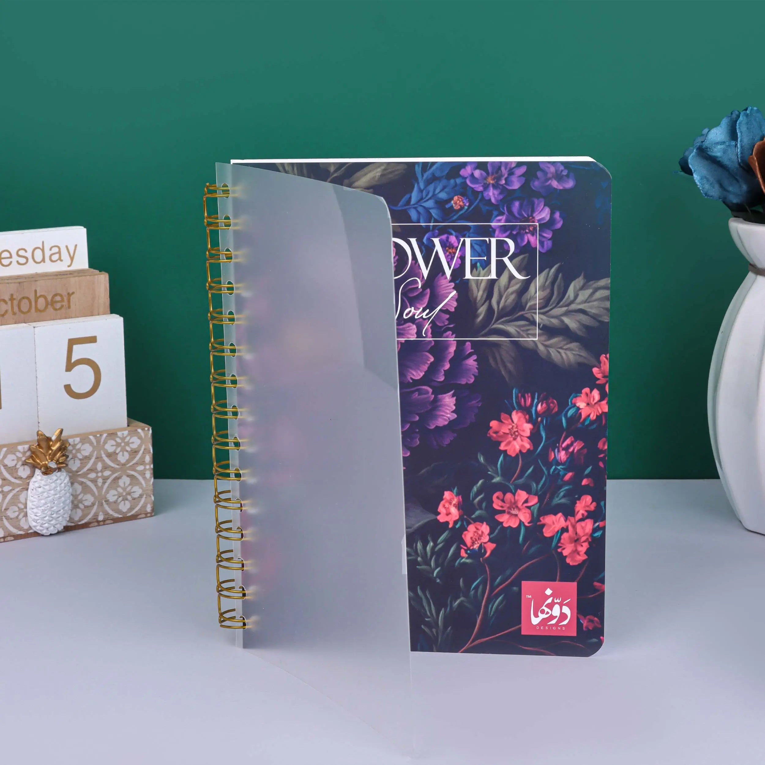 Floral Symphony | Safezone Notebook (Wired/HardCover)