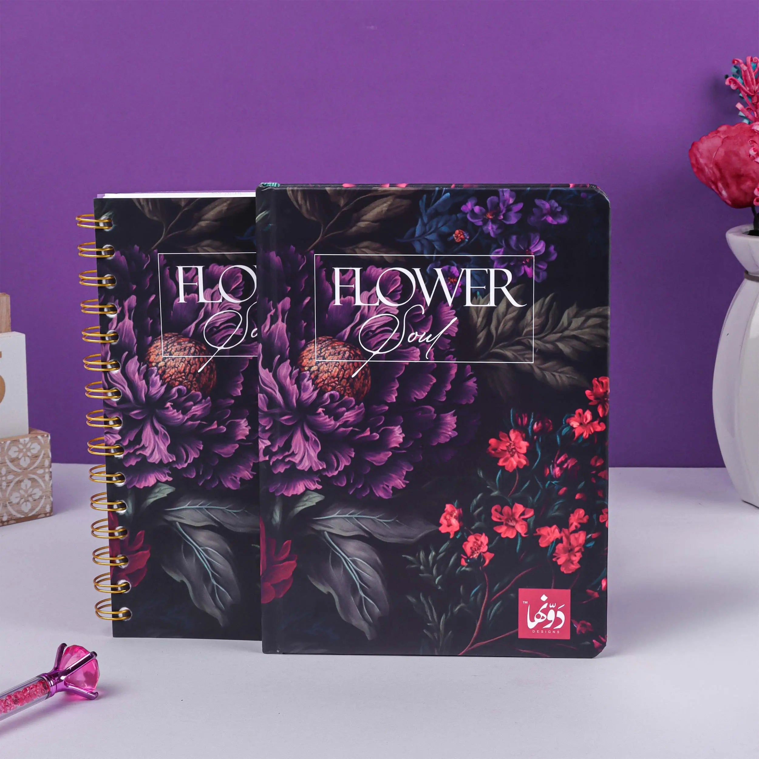 Floral Symphony | Safezone Notebook (Wired/HardCover)