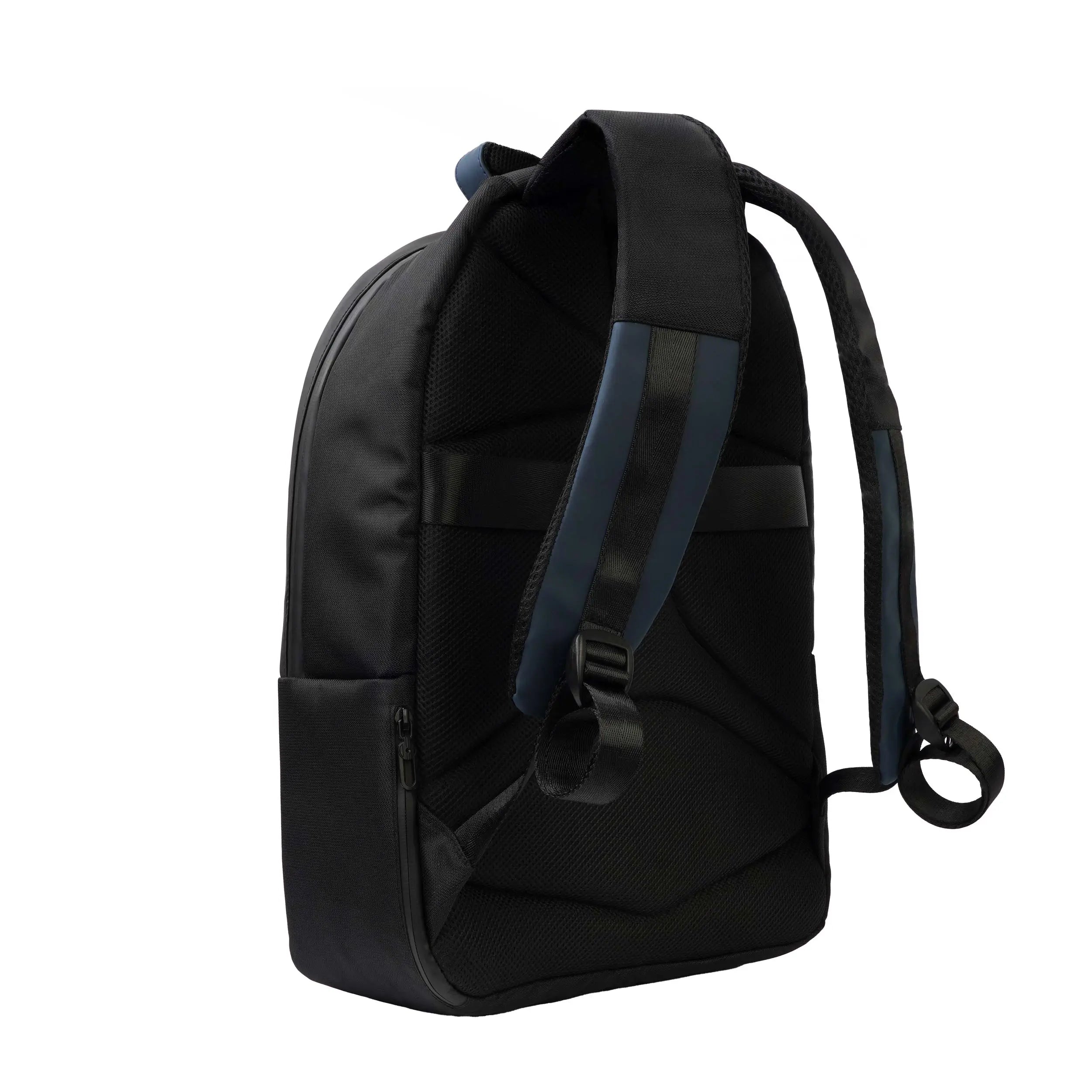 Leather Backpack | Navy blue