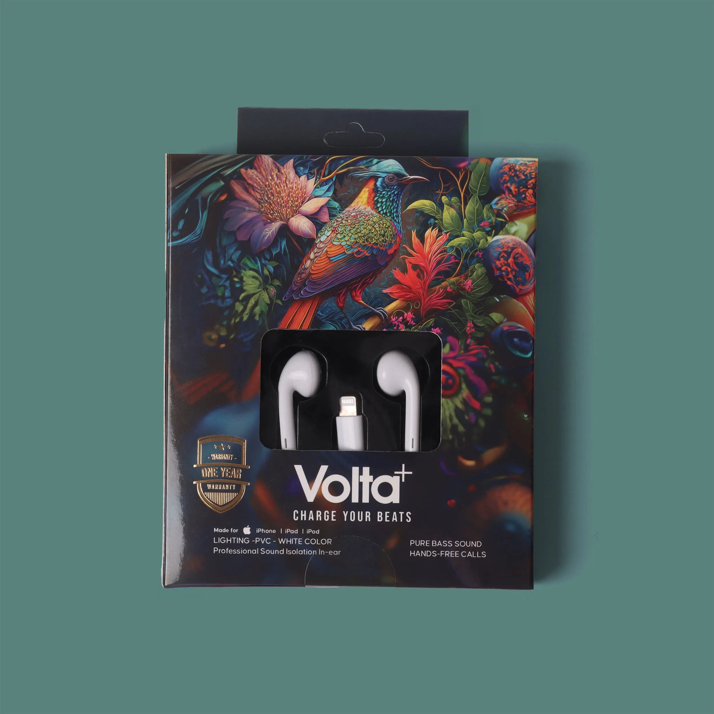 Volta+ Harmony Headphones with mic (IPhone Lightning)